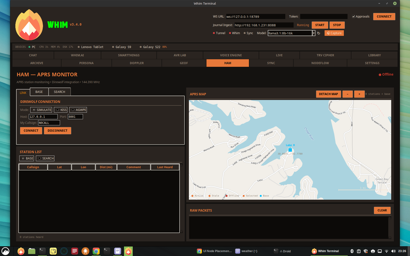 HAM Desktop Tab