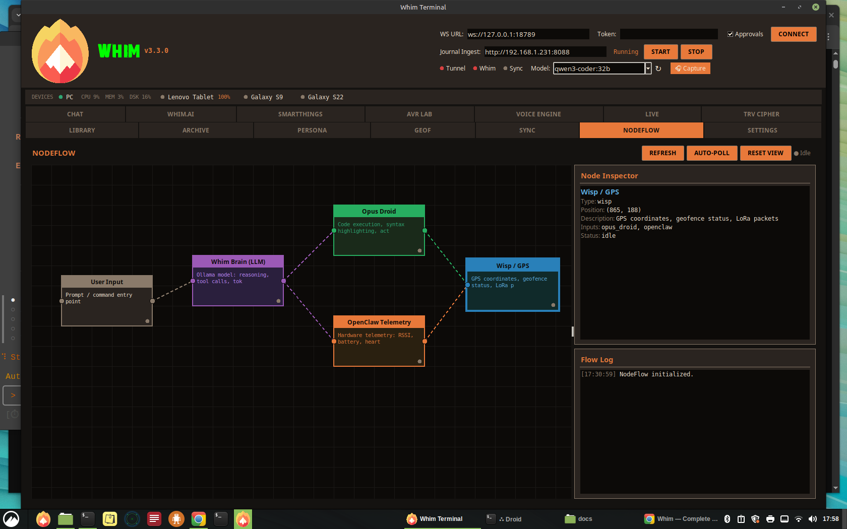 NodeFlow — Node Inspector Detail