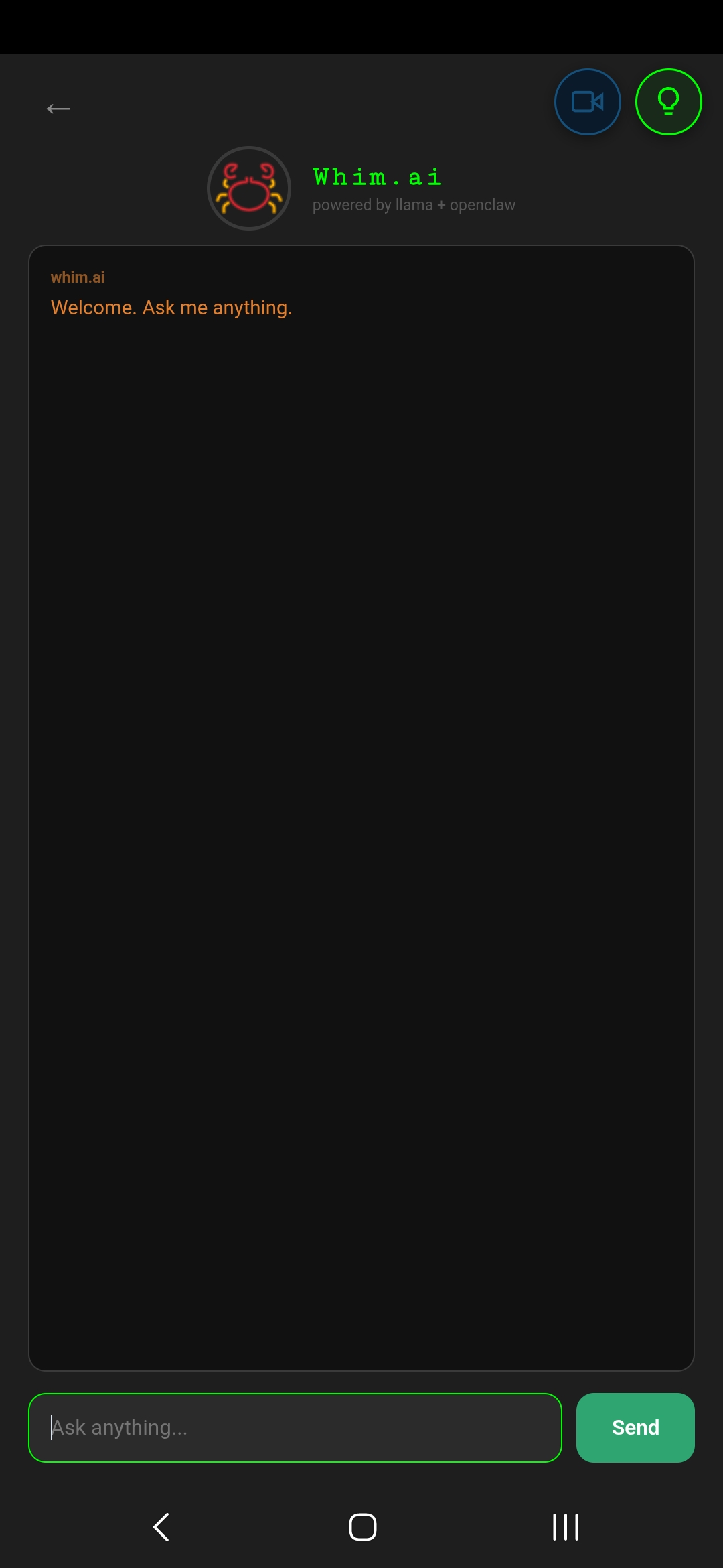 Whim.ai Welcome — S22